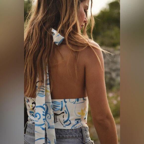 Zara Co-Ord Set Top and Skirt Poplin Cotton - Picture 4 of 15